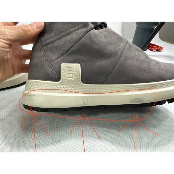 Ecco Solice Yak Leather Goretex Boots Gravity Nubuck Women’s 9-9.5 New READ - Picture 6 of 12